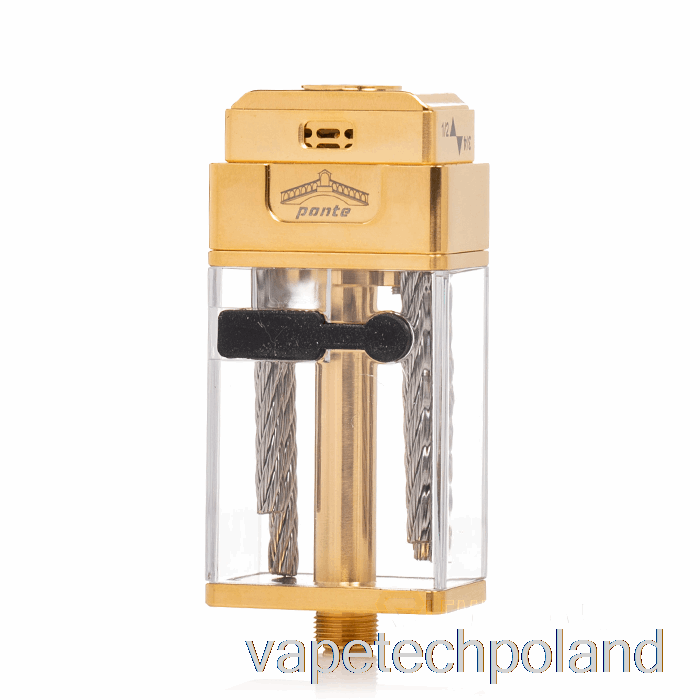 Vape Tech Polska Orca Vape X Mrjustright1 Ponte Xl Rdta Stubby Tank Złoty
